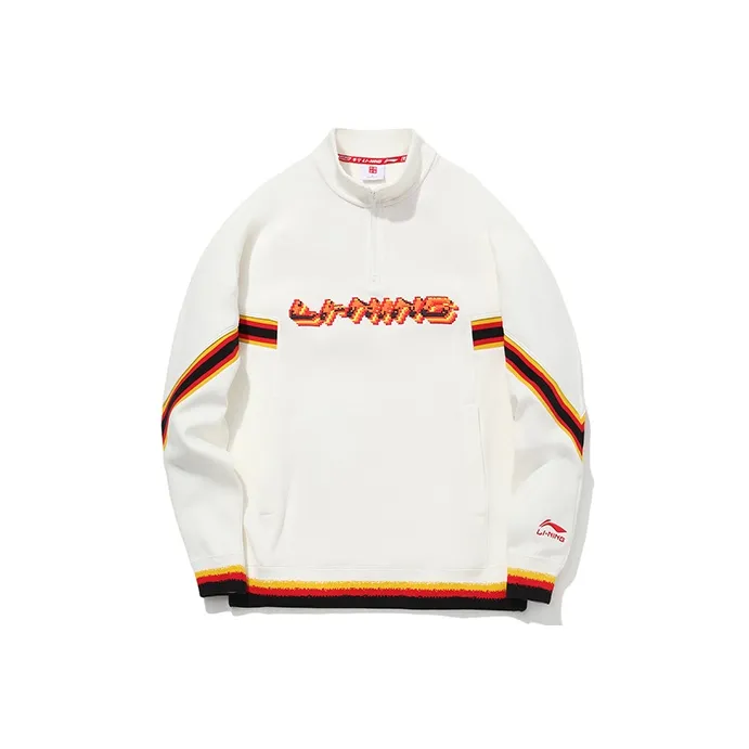 LiNing Sweatshirts Men Ivory-0
