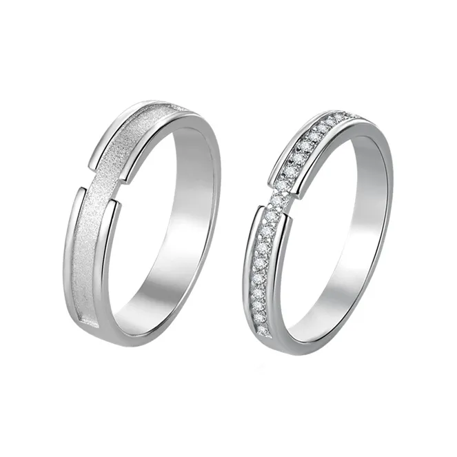 Old Qingyun Silver Building S925 Silver Rings Unisex-3