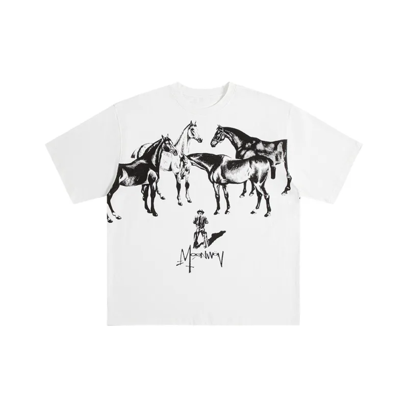MOONWAV Short Sleeved T Shirts Unisex-0
