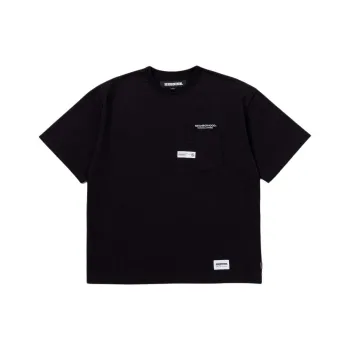 NEIGHBORHOOD Logo embroidered Cotton T shirt