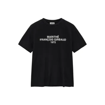 Marithe Francois Girbaud SS24 T Shirt Unisex Black