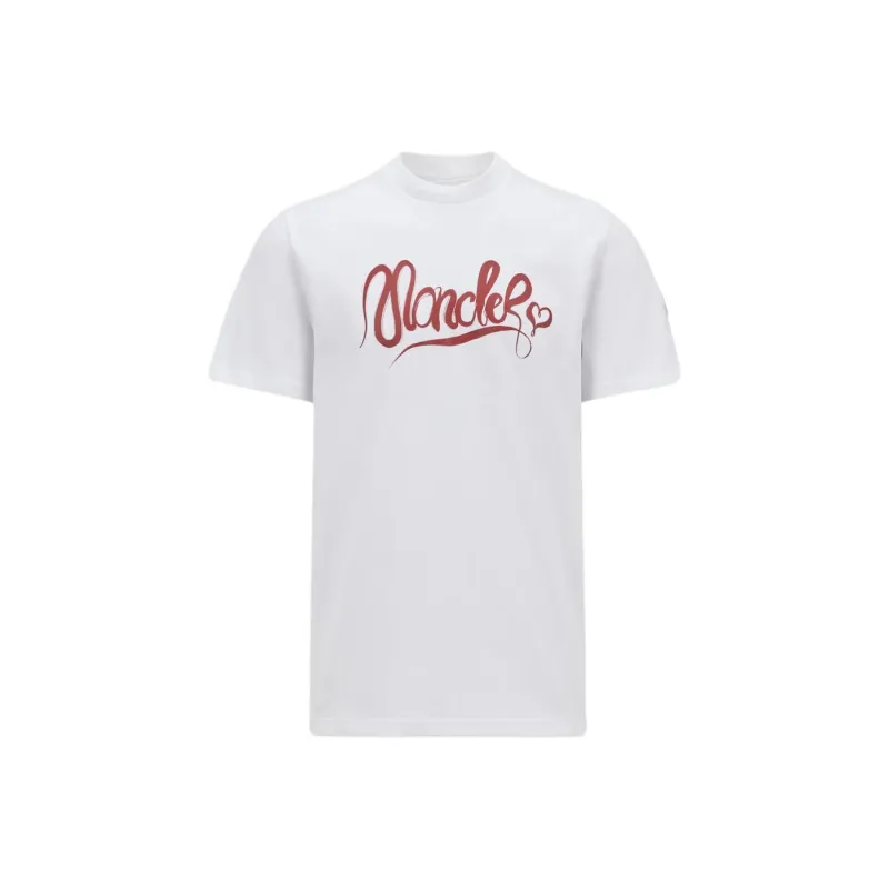 Moncler Calligraphy Logo Cotton T shirt-0