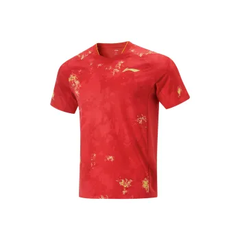 LiNing T Shirt Men's Crimson Cherry