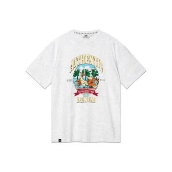 Lee T Shirts Men Gray