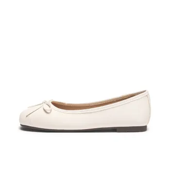 Hotwind French Small Leather Shoes Women's Casual Shoes Flat Women's