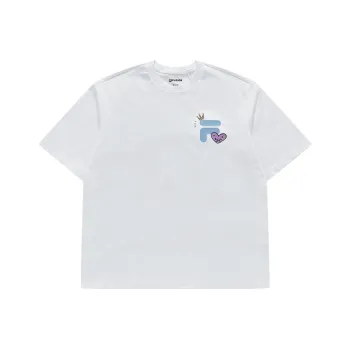 FILA FUSION T Shirt Unisex Standard White