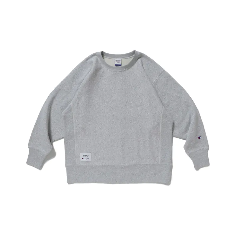 WTAPS X Champion Reverse Weave R Crew Neck Sweatshirt-0