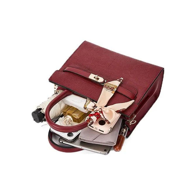 ST&SAT Synthetic Leather Shoulder Bag, Crossbody Bag, Handbag Regular Women's Red-7
