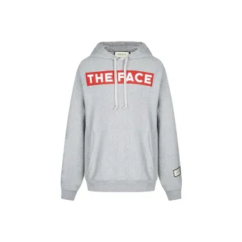 GUCCI 'The Face' Hoodie 'Grey'