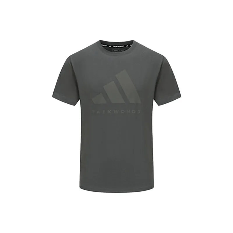 Adidas TAEKWONDO T Shirt Men's Gray-0