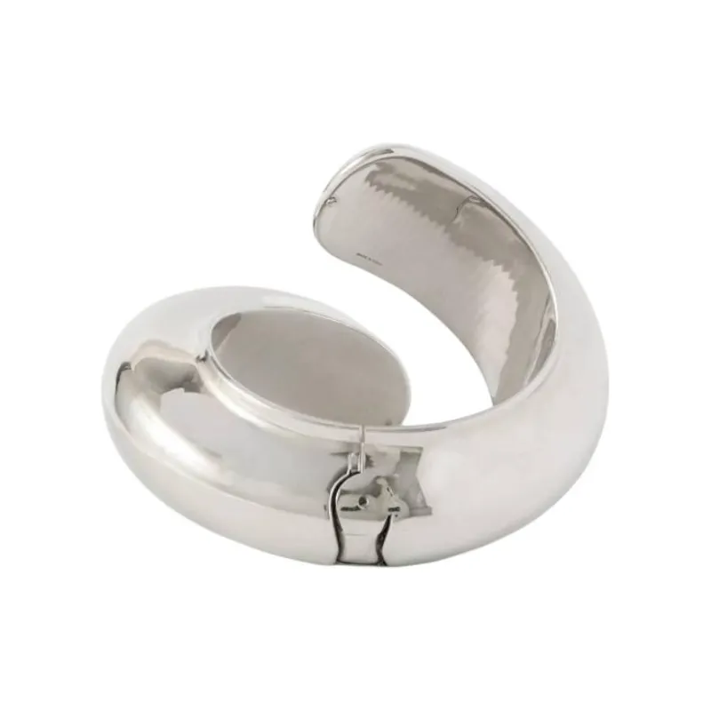 Alaia Copper Brass Bangles Unisex Silver-1