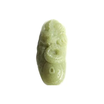 Oushuo Jewelry Hetian Jade Pendants Yellow Jade Unisex