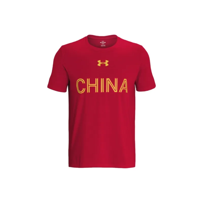 Under Armour T Shirts Men Red-0