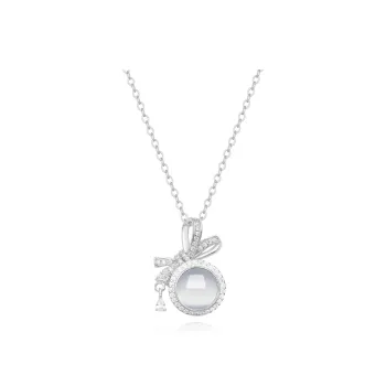 Master Kim Chalcedony Jade Necklaces Women's