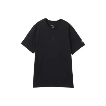 Jordan FltAJ1 MJ ESS VTG SS CREW T Shirt Unisex Black