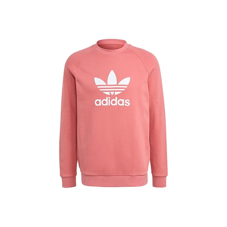 Adidas Originals TREFOIL CREW Sweatshirts Men Pink-0