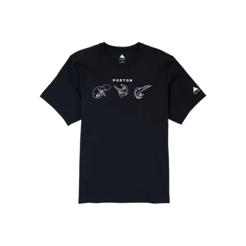 BURTON First Chair Jessa Gilbert T-Shirt Unisex Pure Black
