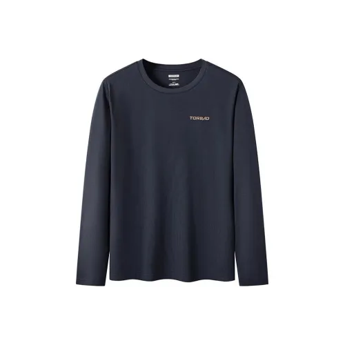 TOREAD T-Shirt cropped Men's Blue Rock Black