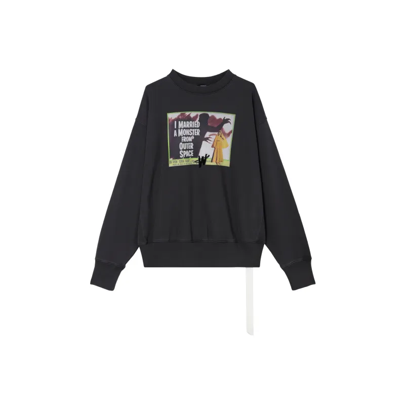 WE11DONE Sweatshirts Unisex Charcoal-0