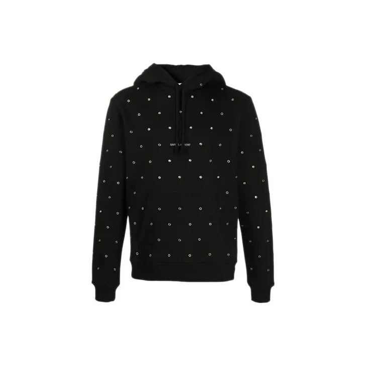 SAINT LAURENT Logo Print Hoodie-0