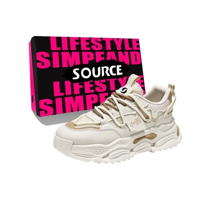 SOURCE Slip Resistant, Abrasion Resistant, Breathable Low Top Chunky Sneakers Men's-3
