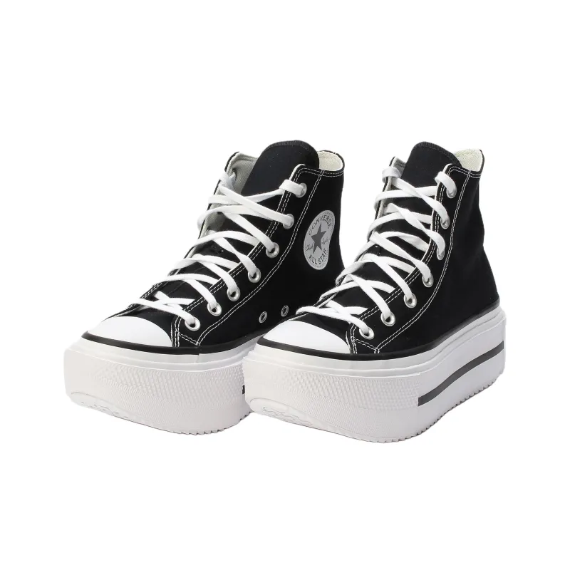 Converse Chuck Taylor All Star Lift Double Stack High 'Black White' Women's-2