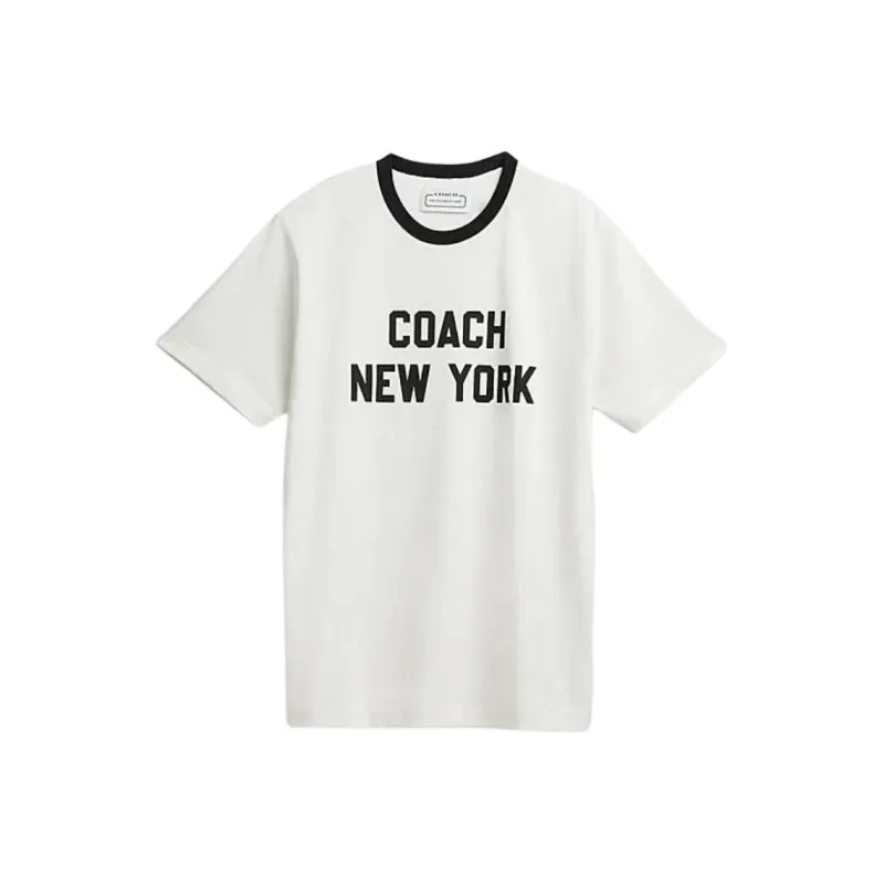 COACH T Shirts Unisex White-0