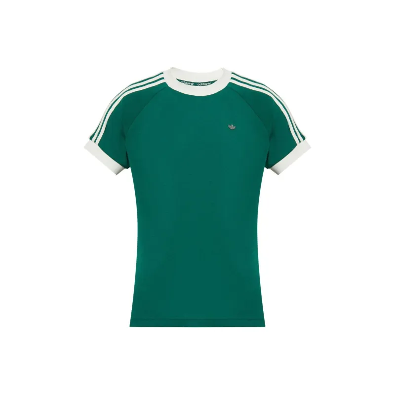 Adidas Logo Plaque Crewneck T Shirt-0