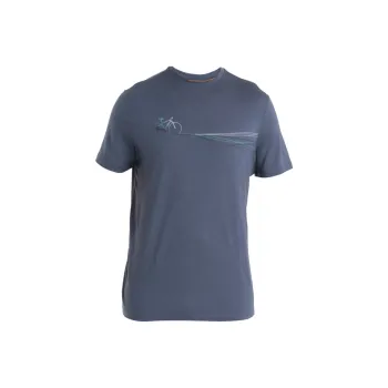 ICEBREAKER T-Shirt Men's Graphite Blue