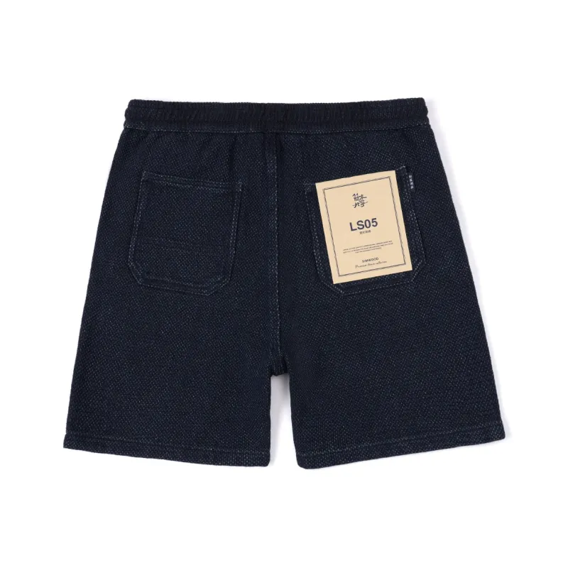 SIMWOOD Denim Shorts Men's Washable Vintage Blue-1
