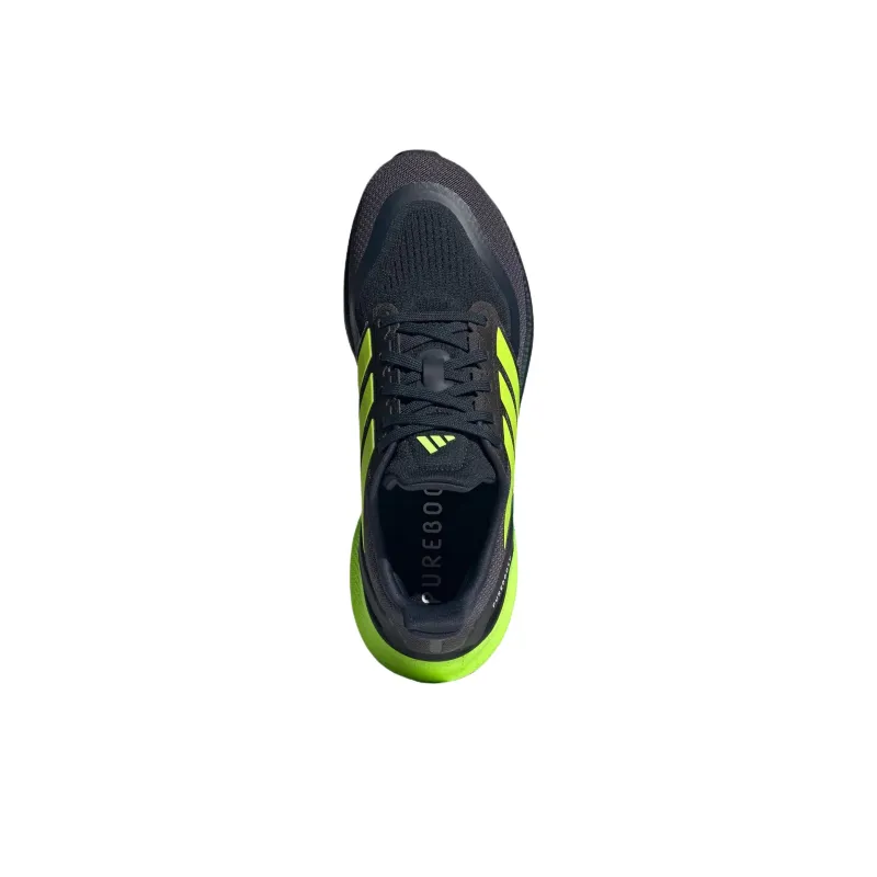 Adidas PUREBOOST 5 Anti Slip Wear Resistant Low Top Casual Running Shoes Men's Black Green-4