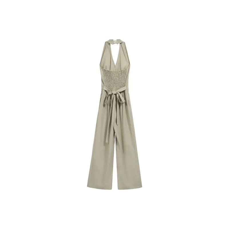 ABCMININ Jumpsuit Women's Khaki Green-1