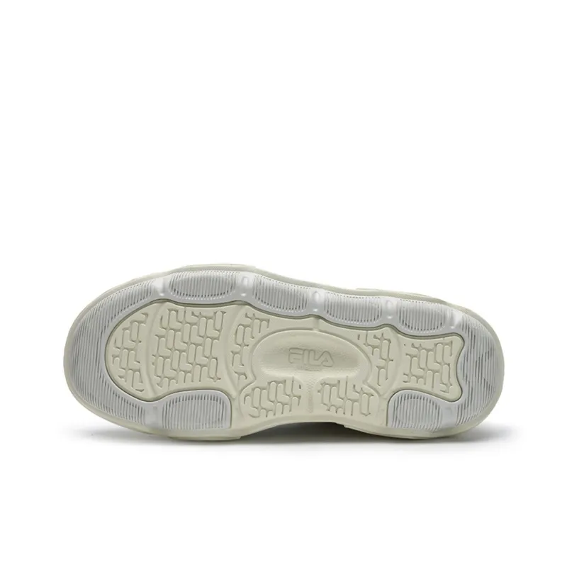 FILA ROCK Anti Slip Wear Resistant Low Top Canvas Shoes Men's Yellow Gray-4