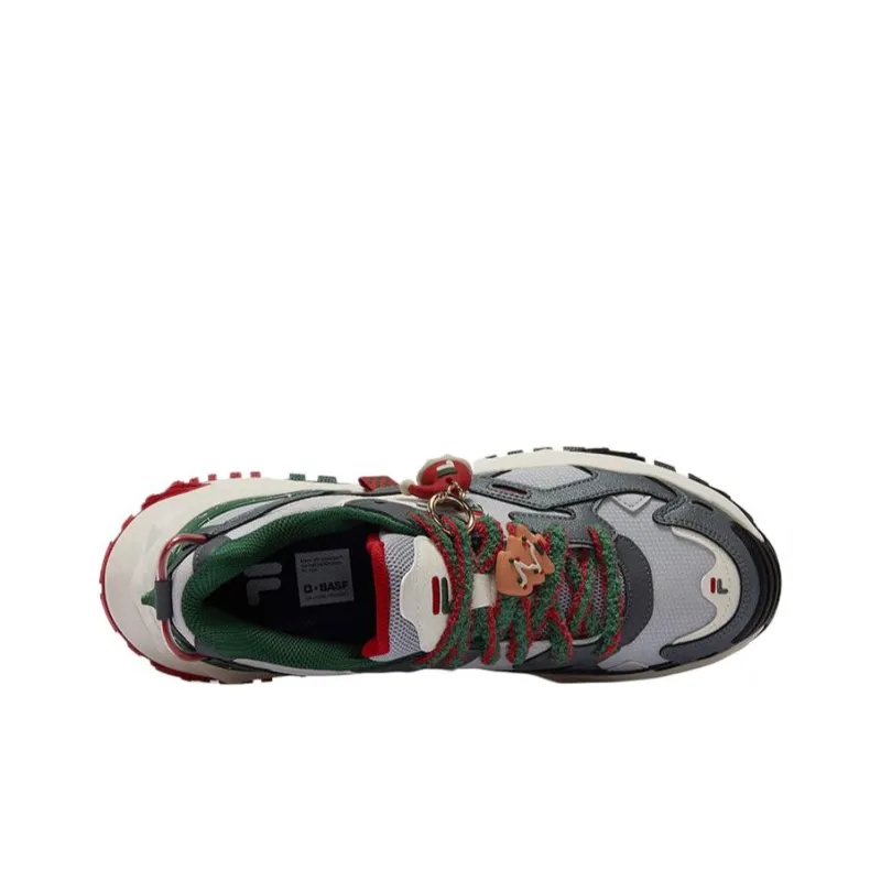 FILA FUSION BIANCO XMAS Low Top Chunky Sneakers Unisex Gray-2