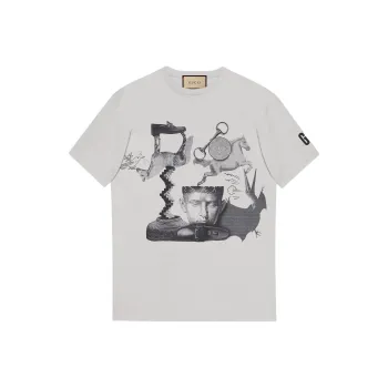 GUCCI Printed Jersey T Shirt