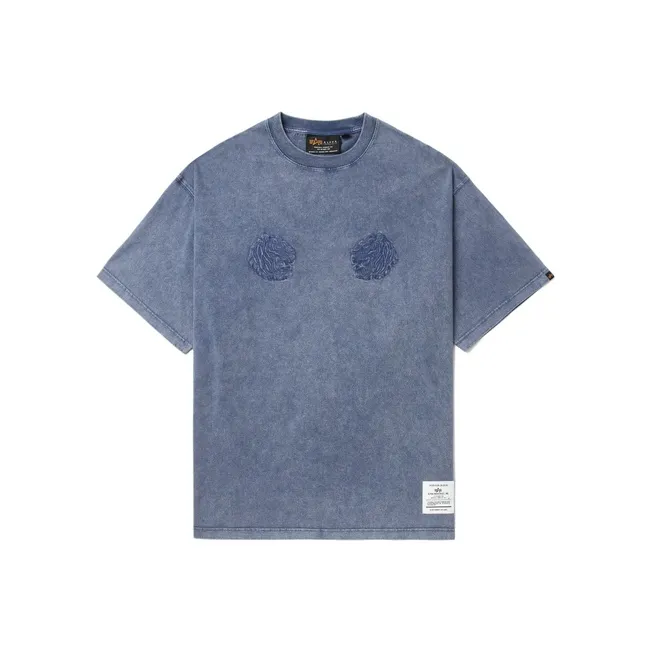 Alpha Industries T Shirt Unisex Blue-0