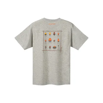 MONTBELL SS25 T Shirt Unisex Light Gray