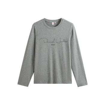 DANIEL HECHTER Spring And Autumn T Shirt Men's Gray