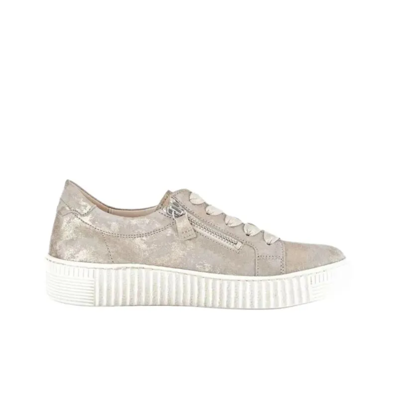 Gabor Fashion Low Top Skateboard Shoes Women's Light Umber-1