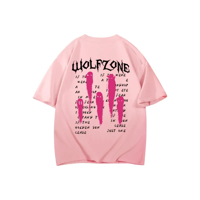 WOLF ZONE T-Shirt Unisex Apricot-15