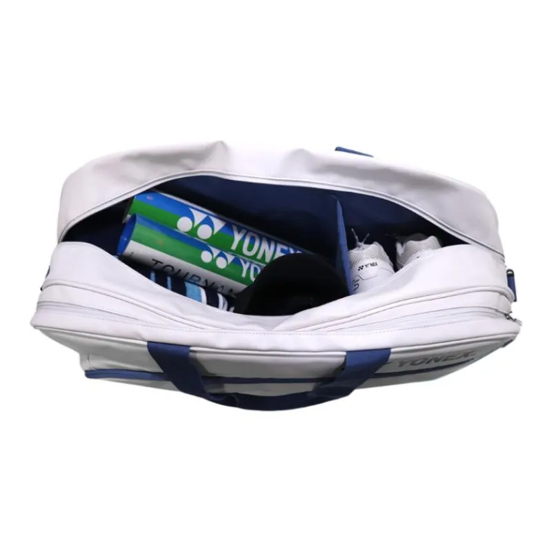 YONEX Polyurethane Travel Bag Unisex White-6