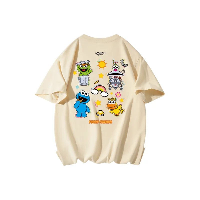 SESAME STREET Short Sleeved T Shirts Unisex-4