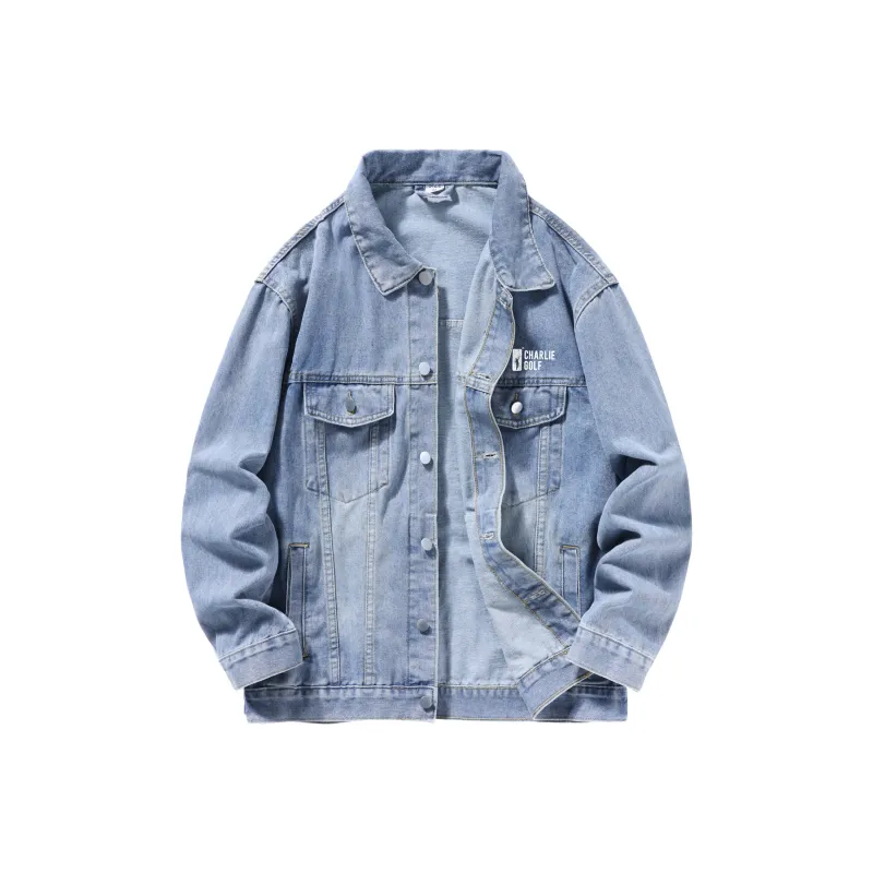 CHARLIE GOLF Denim Jacket Unisex-2