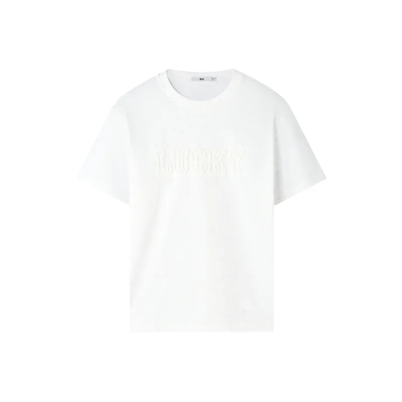 HLA T-Shirt Men's Ecru Pattern F6-0