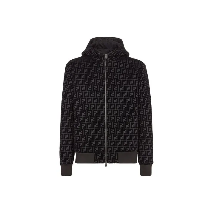 FENDI Sweatshirts Men Black-0