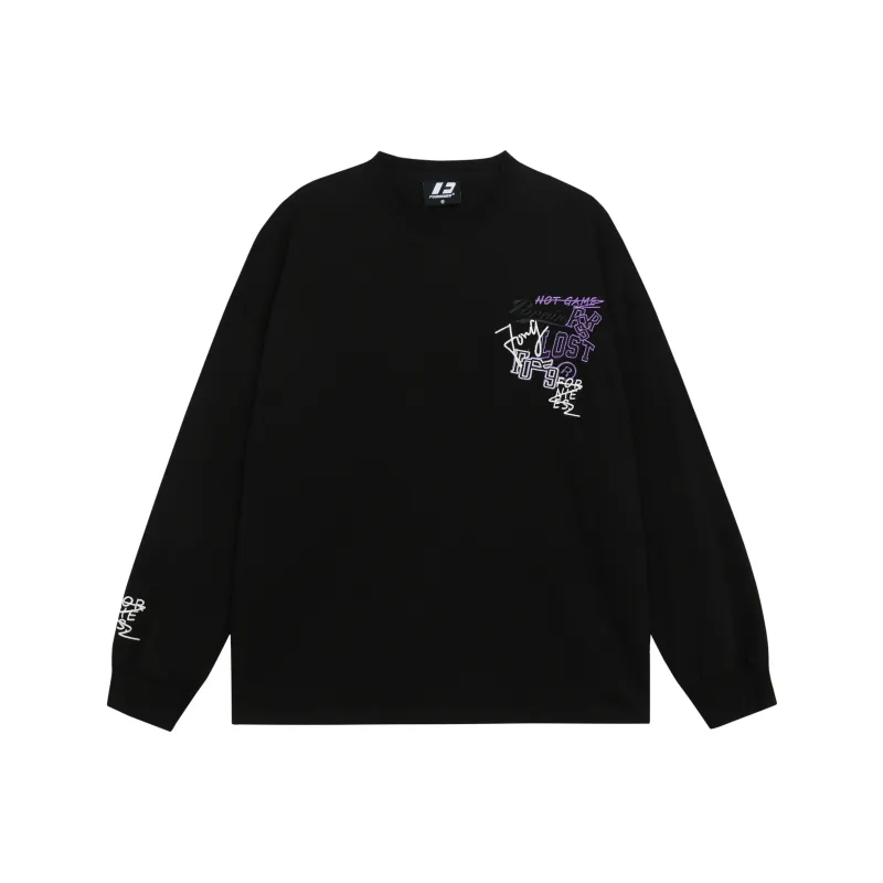 FORNINES Long Sleeved T Shirts Unisex-2