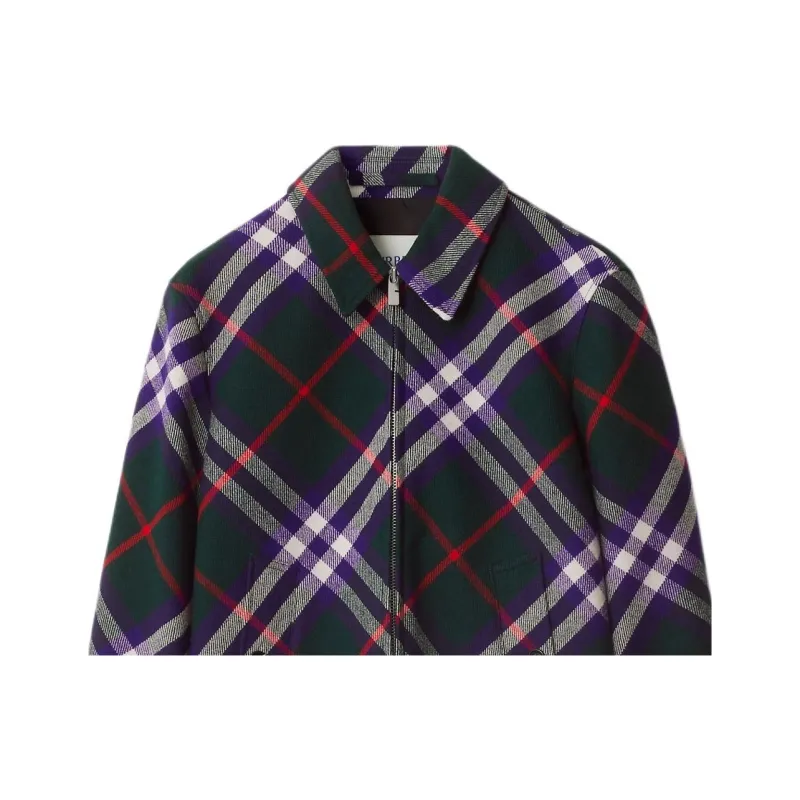 Burberry Jackets Coats Men's Purple-1