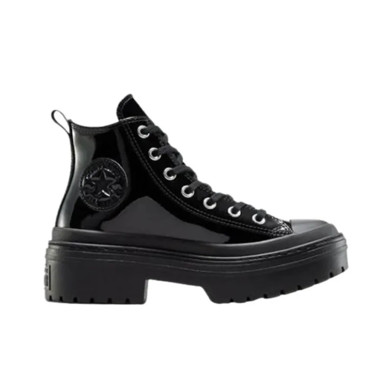 Converse Women's Chuck Taylor All Star Lugged Heel Platform High 'Black Patent' Women's-1