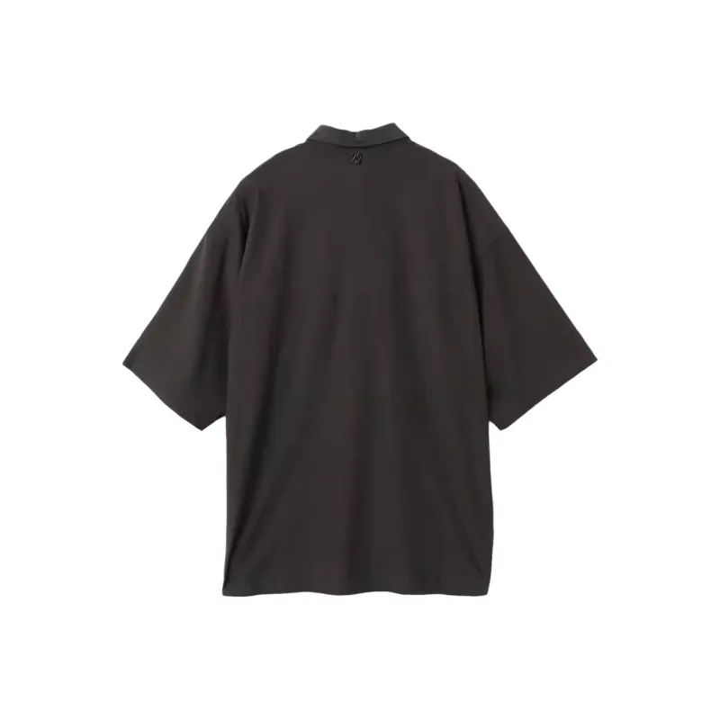 New Balance Oversized S/S Sunshield Shirt Unisex Black Cement-1
