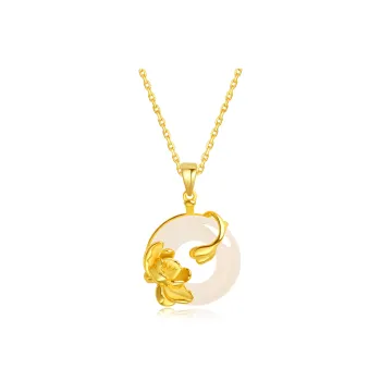 Lao Feng Xiang Chalcedony Necklaces Women's